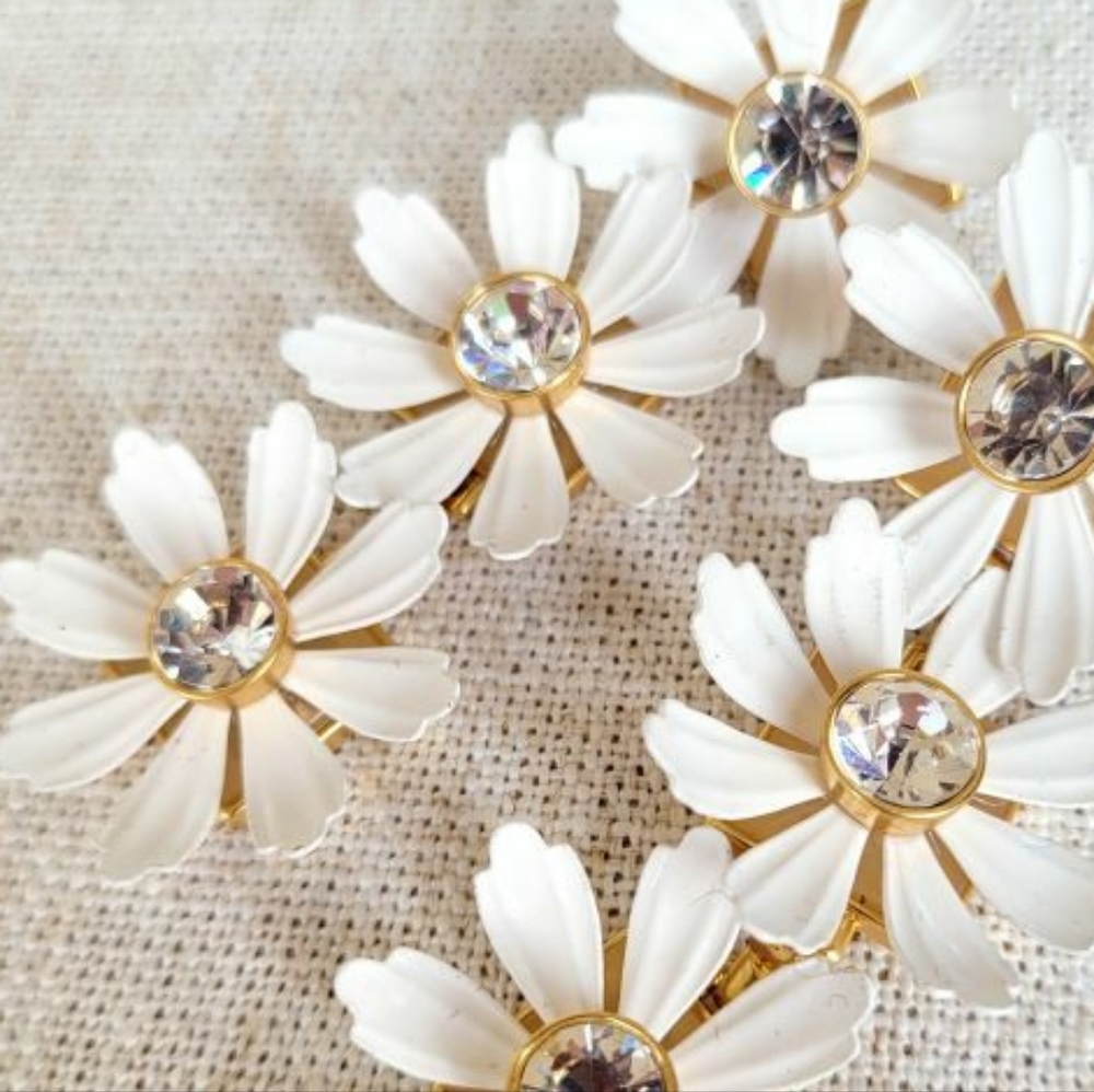 J. Crew Floral Statement Earrings - Picture 3 of 4